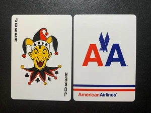 JOKER   Swap Playing Card    AMERICAN AIRLINES - Picture 1 of 2