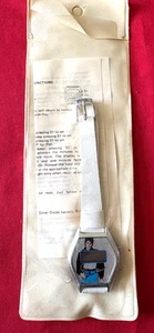 Vintage 1980s Michael Jackson Digital Watch White Band Original Packaging - Picture 1 of 1
