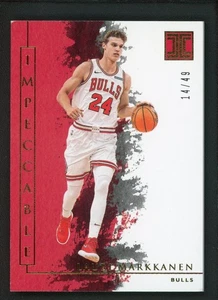 2019-20 LAURI MARKKANEN 14/49 PANINI IMPECCABLE - Bild 1 von 2