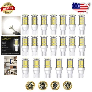 Super Bright T10 921 LED Replacement Bulbs 20pk Natural White 4500K 12V RV Boat - Picture 1 of 7