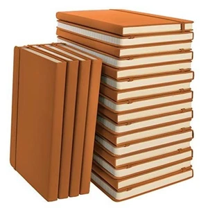 A5 College Ruled Notebooks -192 pages, 5.7" x 8.4"(Brown, 20 Pack) - Picture 1 of 9