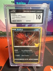 Yveltal 019/025 Celebrations Holo CGC 10 - Picture 1 of 2