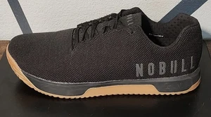 NoBull Men's Athletic Shoes Black With Gum Sole Size 15 US NWOT - Picture 1 of 11