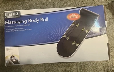 Rollo corporal de masaje Homedics con almohadilla masajeadora de vibración térmica Foto 1 de 4