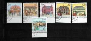 Federación MiNr. 1563 - 1568 Correos históricos estampados bajo borde Berlín - Imagen 1 de 1