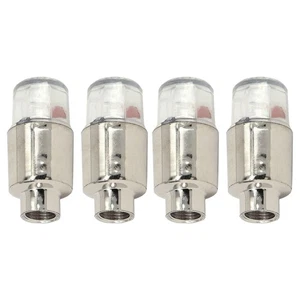 4Pcs Motorcycle Bike Car LED Wheel Tyre Tire Air Valve Stem Cap Light Lamp - Picture 1 of 12