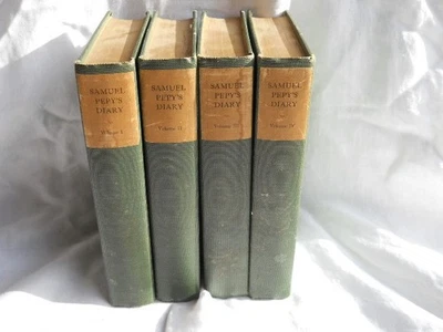 Samuel Pepy's Diary and Correspondence in 4 Volumes ~ 4th Ed Illustrated w/Index Foto 1 de 4