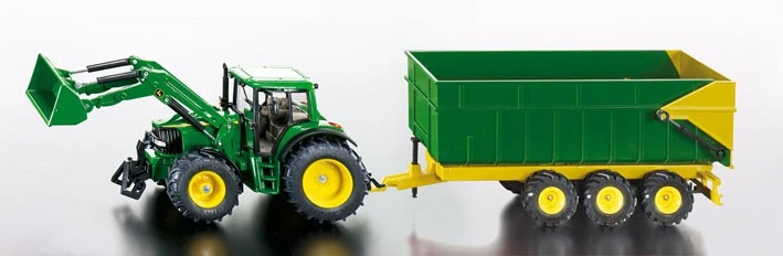 Sky Marks SK1843 TRATTORE JOHN DEERE C/RIMORCHIO 1:87 Modellino - Immagine 1 di 1