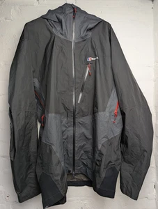 Chaqueta impermeable Berghaus para hombre negra y gris Changste Gore-Tex talla XXL EN MUY BUENA CONDICIÓN - Imagen 1 de 16