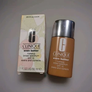 Clinique Even Better Broad Spectrum Foundation SPF 15 WN 94 Deep Neutral 1 OZ - Picture 1 of 3