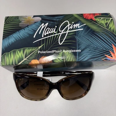 *NUEVO CON ETIQUETAS* Gafas de sol MAUI JIM STARFISH Tortuga y HCL Bronce ~~ HS744-01T Foto 1 de 4