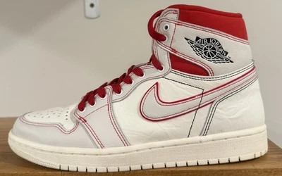 Air Jordan 1 Retro Alto OG Phantom Gimnasio Rojo Para Hombre Talla 9.5 Usado 555088 160 Foto 1 de 4