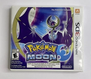 AUTHENTIC Pokemon Moon (Nintendo 3DS) Video Game COMPLETE w/ Manual + Artwork - Picture 1 of 8
