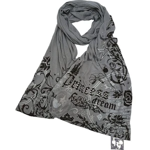 Disneyland Paris Prinzessin Traum Halstuch grau Print leicht Disney Parks - Bild 1 von 14