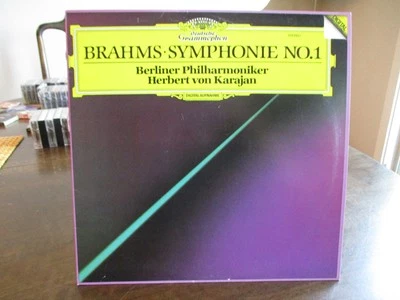 BRAHMS Symphony no.1 KARAJAN - DG DIGITAL 423-141 Germany NM Vinyl $37.95 - Image 1 of 3