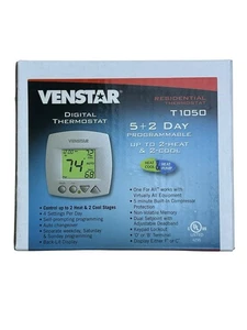 Venstar T1050 5+2 Day Programmable Digital Thermostat Up To 2 Heat & 2 Cool -NEW - Picture 1 of 4