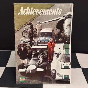 SIGNED TONY MASON 1969 CASTROL ACHIEVEMENT BOOKLET RALLYING F1 BRABHAM SALOON - Picture 1 of 6