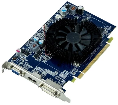 Graphics Card Sapphire ATI Radeon HD 4650 1GB 288-40E93-000AC PCIe X16 - Image 1 of 2