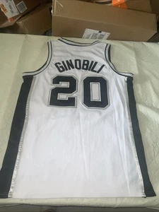 Authentic Manu Ginoboli San Antonio Spurs Reebok Jersey Nba Vintage Men 48 Euc - Bild 1 von 11