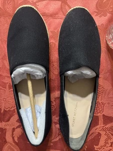 Stuart Weitzman Women's Black Canvas 8.5 Never Worn Comfy Shoes - Picture 1 of 14