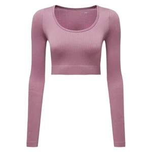 TriDri Damen/Ladies Ribbed Seamless 3D Crop Top RW8396 - Bild 1 von 11
