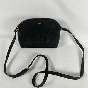 Bandolera Lauren Ralph Lauren Bolsos Mujer Andover Cuero Marrón Correa Ajustable - Imagen 1 de 11