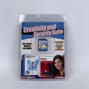 Lexar Reusable 2GB SD Card Plus Retail Version Software Work w/ Windows Vista/XP - Picture 1 of 7