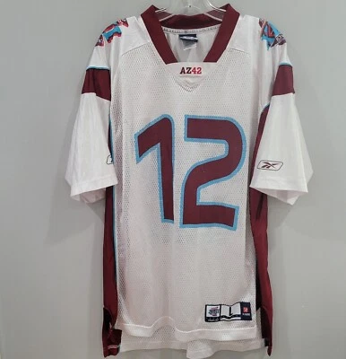 Camiseta deportiva para hombre Reebok New England Patriots Tom Brady 12 Superbowl XLII 42 2008 L Foto 1 de 4