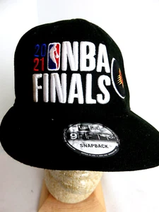 New Era Cap 2021 NBA Finals Phoenix Suns 9Fifty SnapBack Black Hat - Picture 1 of 11