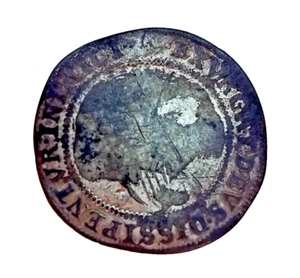 James I Hammered Silver Sixpence Coin 3rd Coinage 1603-1625 - Picture 1 of 3