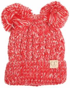 C.C Cute Toddler Kids Girl&Boy Pom Winter Warm Crochet Knit Hat Beanie Cap cc