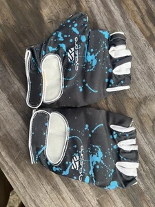 Vintage Cycling Gloves 1980s Cycle Pro Collectible RARE Black - Picture 1 of 3