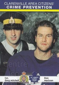 2001-02 St. Johns Maple Leafs Crime Prevention #8 Donald MacLean - Picture 1 of 1