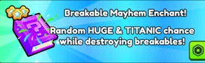 Pet Simulator 99 | Breakable Mayhem Enchantment | Cheapest & Fast Delivery - Picture 1 of 1
