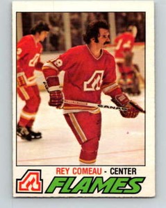 (HCW) 1977-78 O-Pee-Chee #346 Rey Comeau  Atlanta Flames V15442