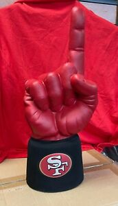 NFL SAN FRANCISCO 49ERS 3D LOGO MAN CAVE Foam Hand BOSA GAROPPOLO DEEBO KITTLE 