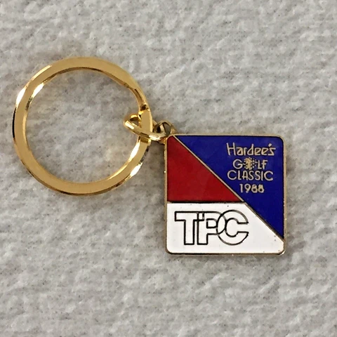 Vintage Quad Cities Hardee's Golf Classic 1988 TPC Key Ring Cover