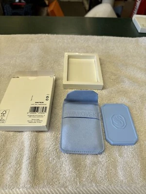 Swarovski Compact Mirror Blue Case Pouch GWB 2022 5667828 - Image 1 of 4
