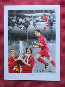 ROBBIE FOWLER *GOD* LIVERPOOL LEGEND HAND SIGNED 12" x 16" MONTAGE/PHOTO - COA - Picture 1 of 2