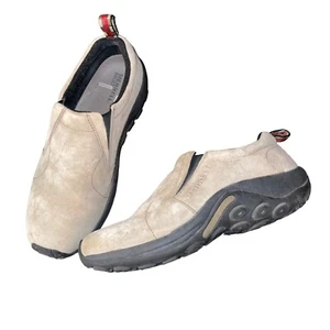Merrell Mens Suede Slip-On Shoes With Dual Density Sole, Ortholite, & Pull Tab S - Picture 1 of 10