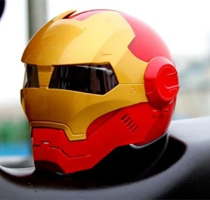 DOT&ECE Certificated Motorbike Flip Up Helmet Motorcycle Helmets Red Golden 2024 - Picture 1 of 6