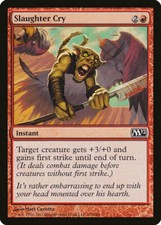 FOIL Slaughter Cry | MtG Magic Magic 2012 (M12) | English | Near Mint