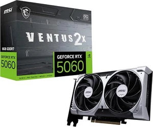 MSI GeForce RTX 5060 8G VENTUS 2X OC Grafikkarte GDDR7 28Gbps 128bit [NEU] - Bild 1 von 7