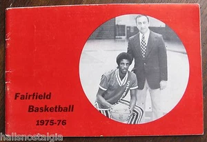 1975-76 "Fairfield Basketball Media Guide": Cover: Danny Odums, Stags' Star - Picture 1 of 1