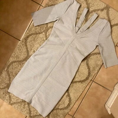 Vestido Bebe Gris Vendaje Talla Mediana Foto 1 de 4