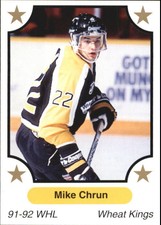 1991-92 7th Innning Sketch WHL #203 Mike Chrun