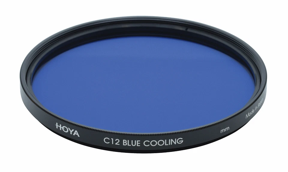 Genuine HOYA C12 BLUE COOLING Filter 62mm,NEW,Balance out reddish or orange hues - Image 1 of 4