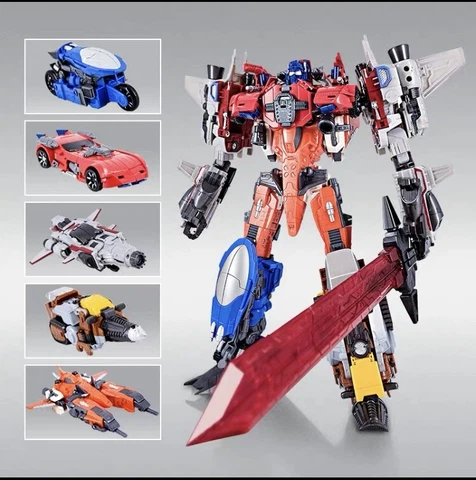 Transformers Computron Wars Robots 5 in 1 Combiner Action Figure Cover