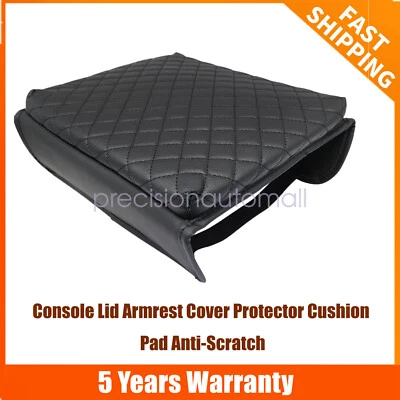 Almohadilla de cojín negra para reposabrazos de consola central de cuero para Ford F150 2004-2008 Foto 1 de 4