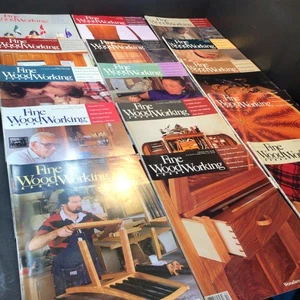 15 Fine Woodworking Magazines, 1990, 91, 95, Issue #81-91, 110-114, Vtg, Rare - Picture 1 of 19